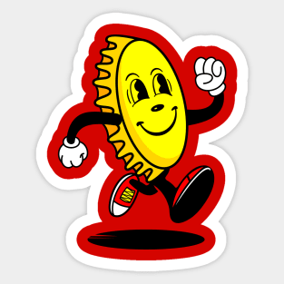 Happy bottle cap Sticker